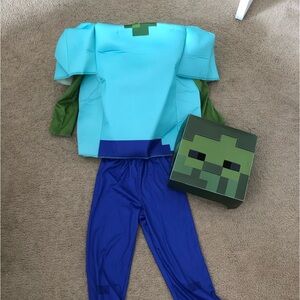 Minecraft zombie costume size M(7-8)